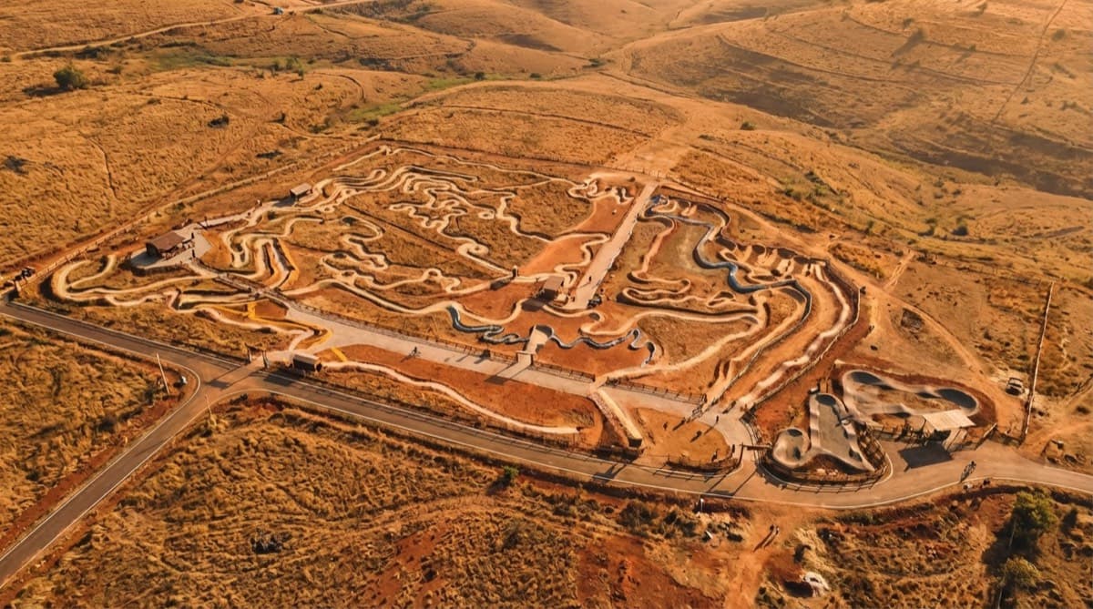Aerial view of The Discovery Park